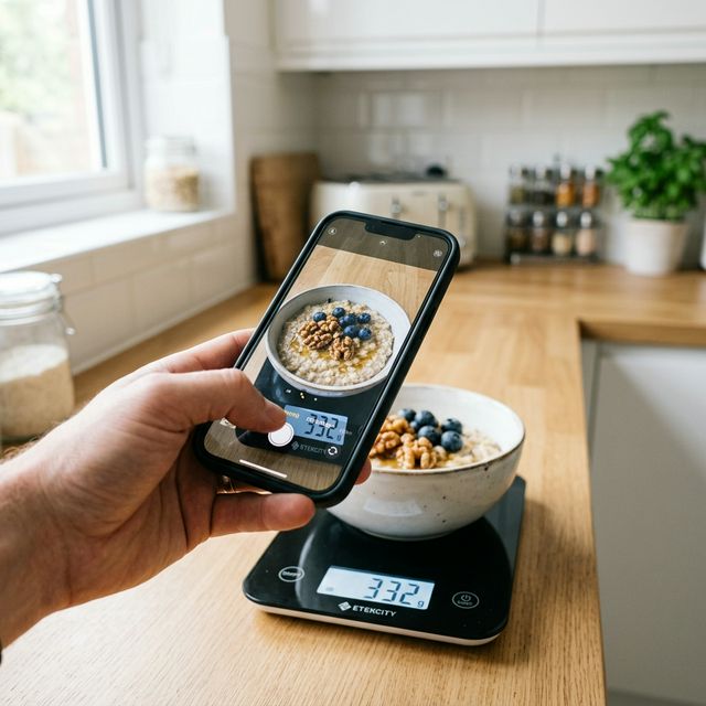Eat Easy App Scanning Oatmeal